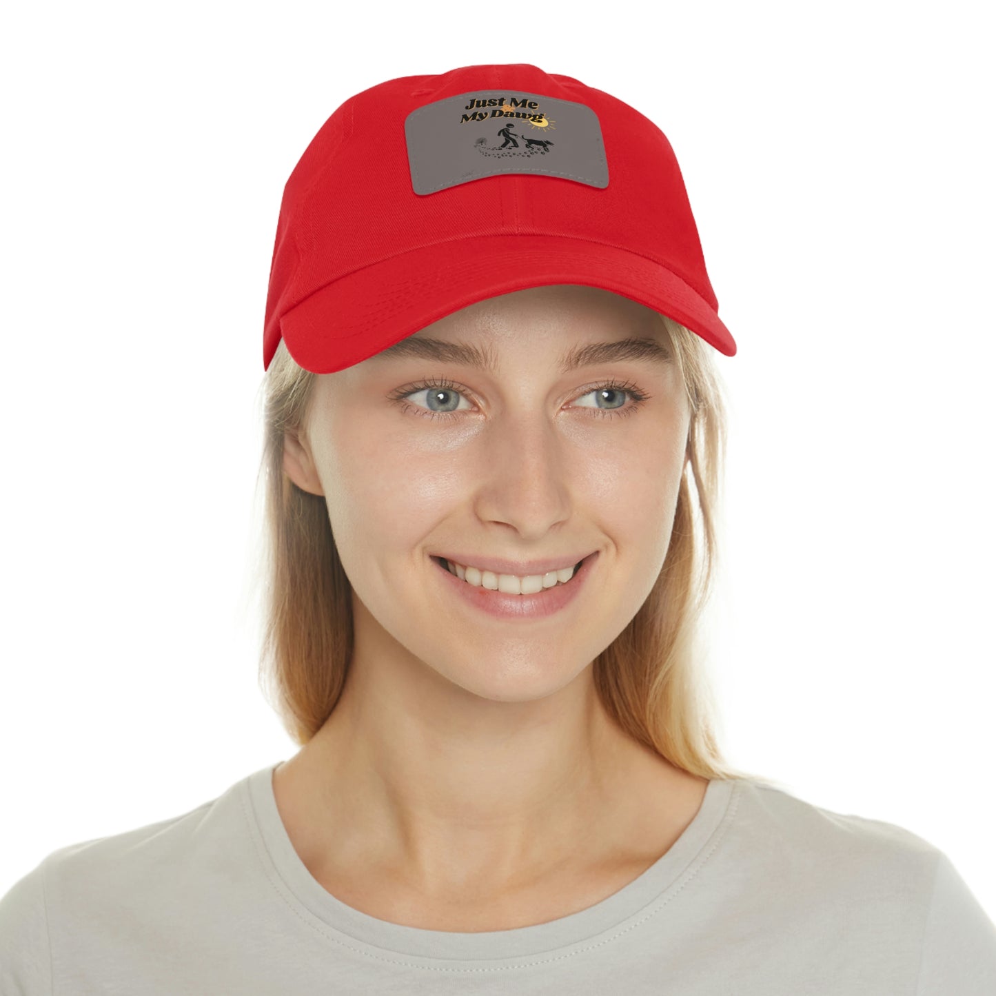 Leather Patch Hat (Just me and my Dawg)