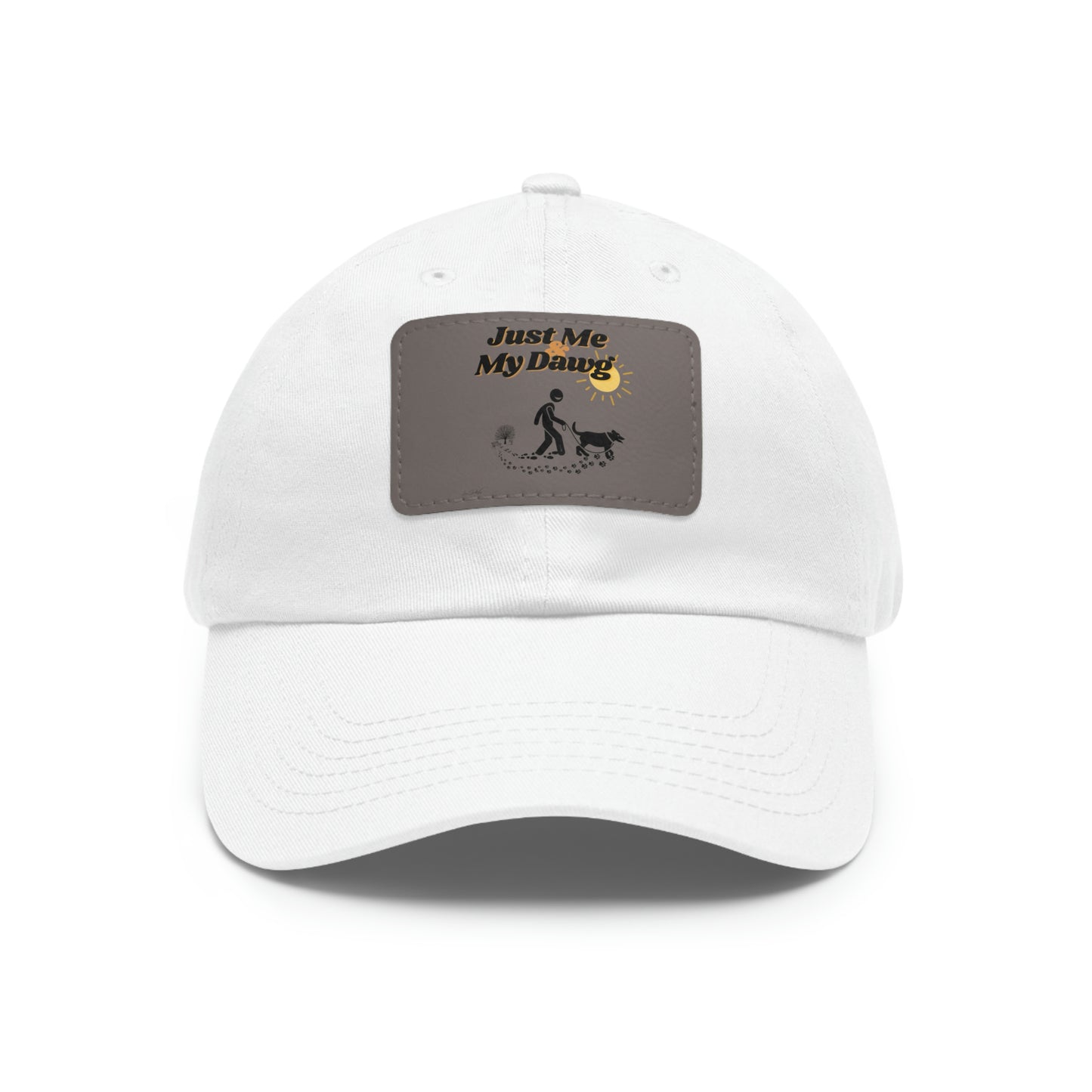 Leather Patch Hat (Just me and my Dawg)